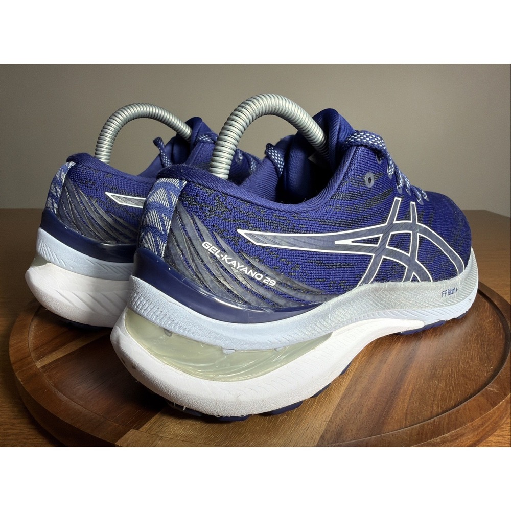 Asics Gel-Kayano 29 Women 10 Running Shoes Blue White Athletic 1012B272 - Picture 4 of 16